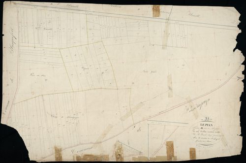Le Pian-Médoc - -Section D feuille 9 : Le Poujeau