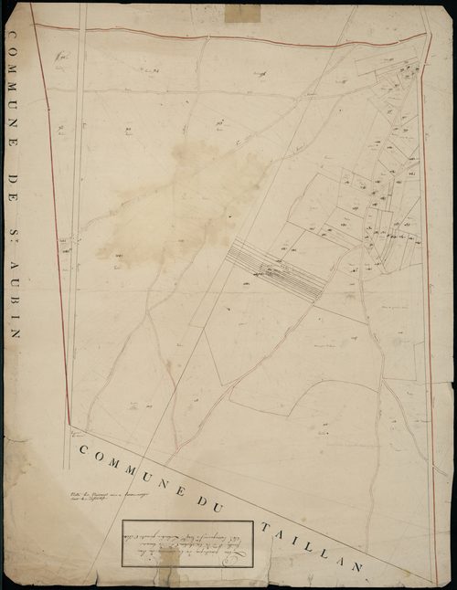 Le Pian-Médoc - -Section C feuille 5 : Louens