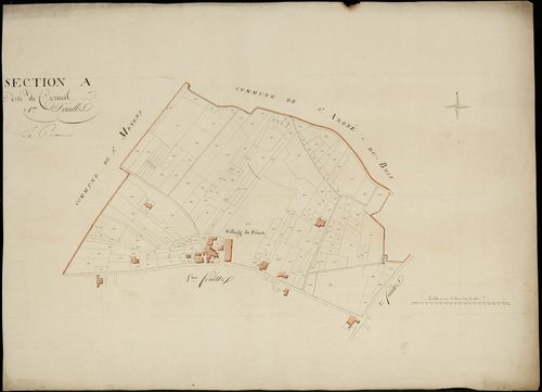 Le Pian-sur-Garonne - -Section A feuille 1 : Corneil