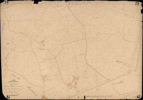 Le Pian-sur-Garonne - -Section A feuille 2 : Corneil