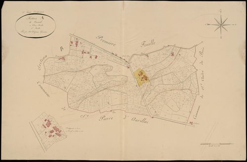 Le Pian-sur-Garonne - -Section A feuille 2 : Corneil