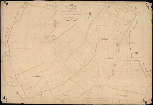 Le Pian-sur-Garonne - -Section A feuille 5 : Corneil