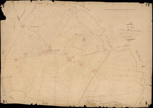 Le Pian-sur-Garonne - -Section A feuille 1 : Corneil