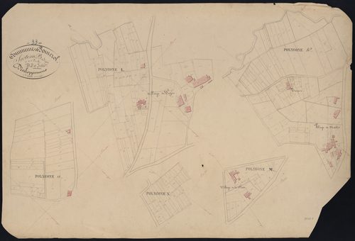 Pomerol - -Section B feuille 2 et 3 : L'Eglise