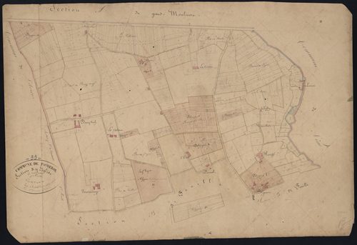 Pomerol - -Section B feuille 1 : L'Eglise
