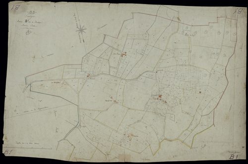 Pompignac - -Section B feuille 1 : Bouchet