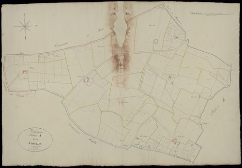Pompignac - -Section A feuille 1 : Chatillon