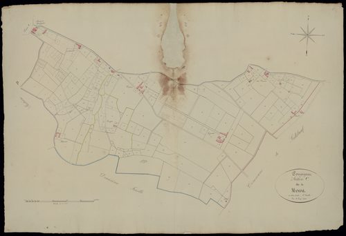 Pompignac - -Section C feuille 1 : Manial