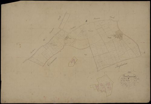 Pondaurat - -Section B feuille 2 : Saint-Martin