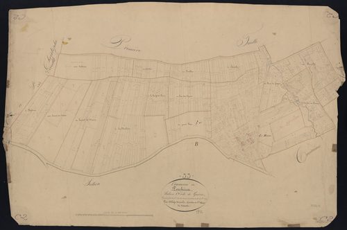 Porchères - -Section C feuille 2 : Guérin