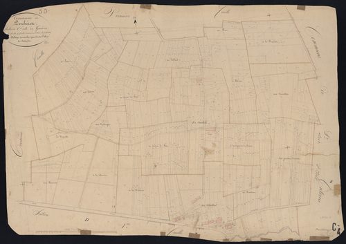 Porchères - -Section C feuille 4 : Guérin