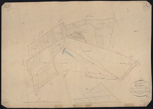 Porchères - -Section C feuille 1 : Guérin