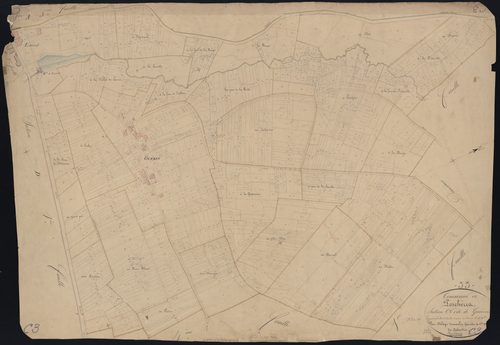 Porchères - -Section C feuille 3 : Guérin