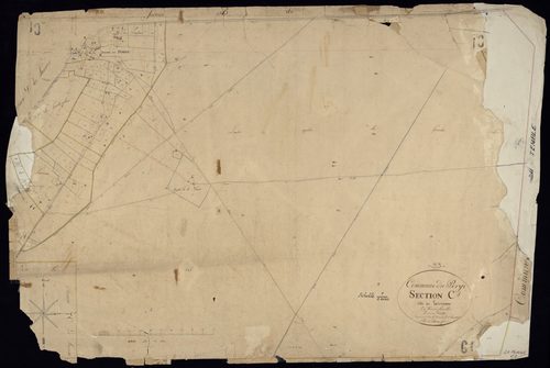 Le Porge - -Section C feuille 1 : Larruau
