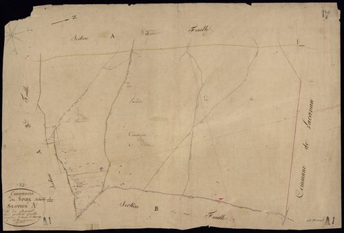 Le Porge - -Section A feuille 1 : Le Barail