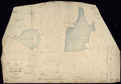 Le Porge - -Section D feuille 3 : Lauros