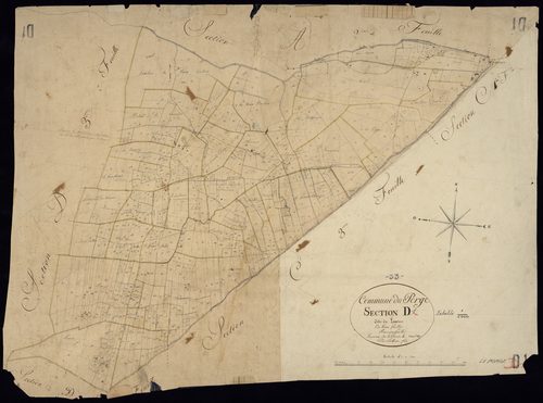 Le Porge - -Section D feuille 1 : Lauros