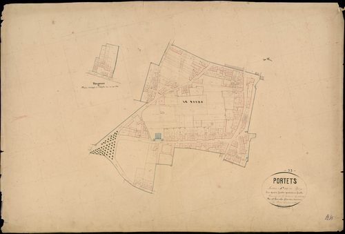 Portets - -Section A feuille 4 : Le Bourg