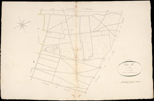 Portets - -Section E feuille unique : Les Landes