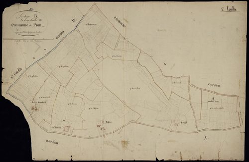 Le Pout - -Section B feuille 1 : L'Eglise