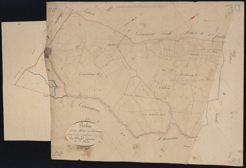 Préchac - -Section D feuille 2 : Le Couloumey