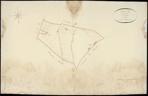 Preignac - -Section C feuille 2 : Commailles