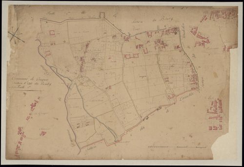 Preignac - -Section A feuille 1 : Le Bourg