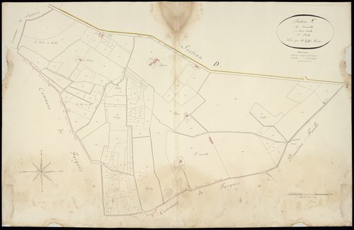 Preignac - -Section C feuille 1 : Commailles