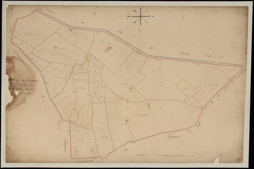 Preignac - -Section C feuille 1 : Commailles