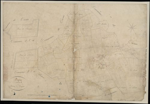 Prignac-en-Médoc - -Section A feuille unique : Le Bourg