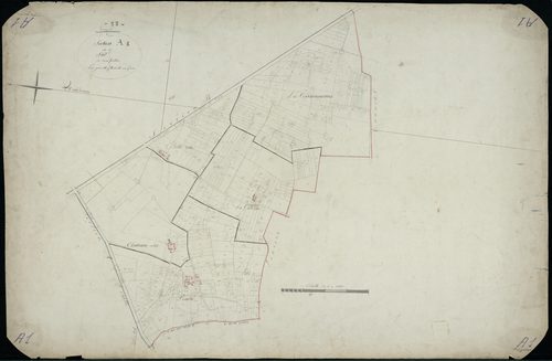 Pugnac - -Section A feuille 1 : Le Sud