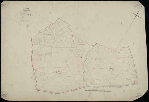 Pugnac - -Section A feuille 2 : Le Sud