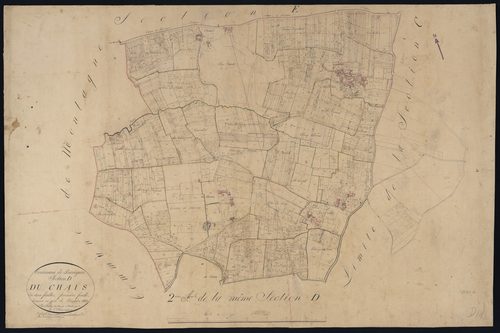 Puisseguin - -Section D feuille 1 : Le Chais