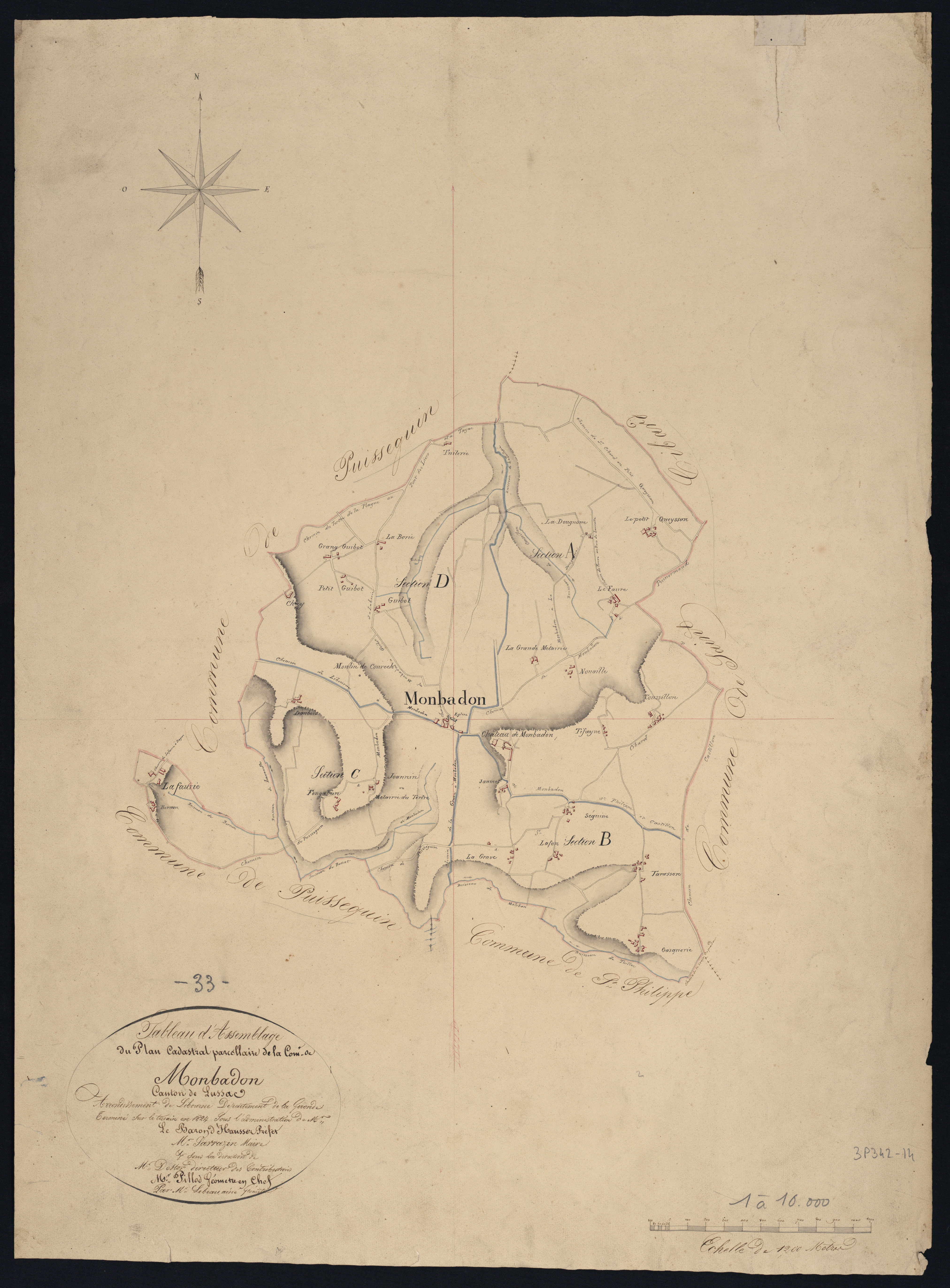 Puisseguin - -Tableau d'assemblage