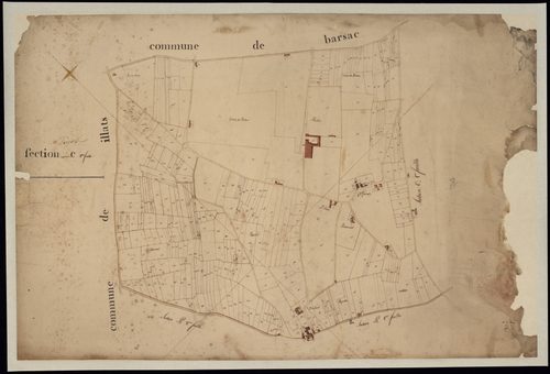 Pujols-sur-Ciron - -Section C feuille 2 : Le Blanc
