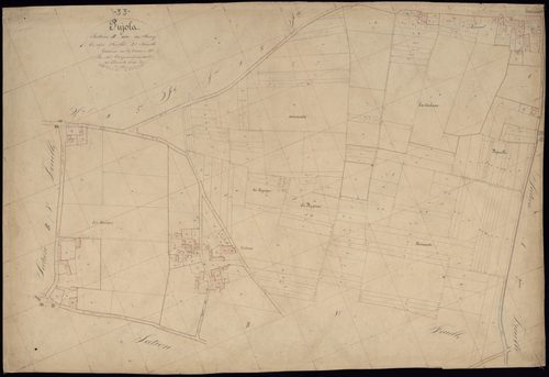 Pujols-sur-Ciron - -Section B feuille 2 : Le Bourg