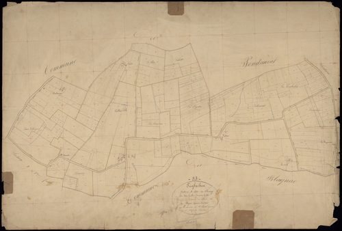 Puybarban - -Section B feuille 2 : Le Bourg