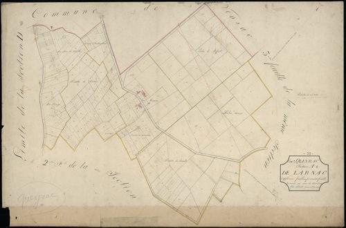Queyrac - -Section A feuille 1 : Larnac
