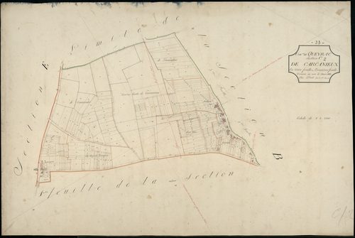 Queyrac - -Section C feuille 2 : Carcanieux