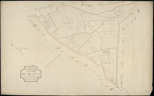 Queyrac - -Section D feuille 2 : Le Blanc