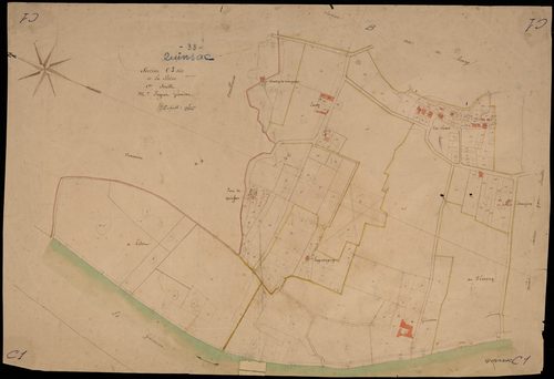 Quinsac - -Section C feuille 1 : La Palue