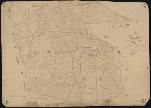 Reignac - -Section B feuille 2, section C feuille 1 : Les Chiches, Le Jard