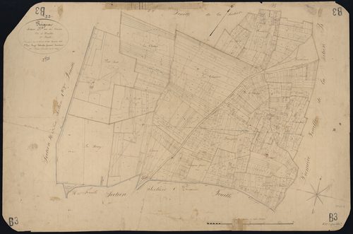 Reignac - -Section B feuille 3 : Les Chiches