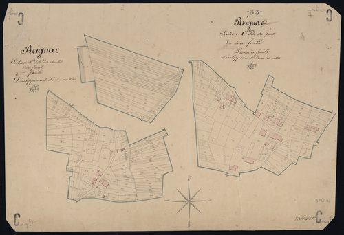 Reignac - -Section C feuille 2 : Le Jard