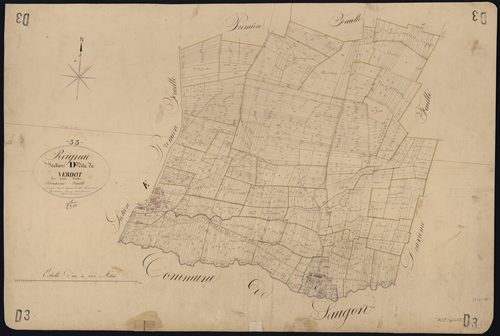 Reignac - -Section D feuille 3 : Verdot