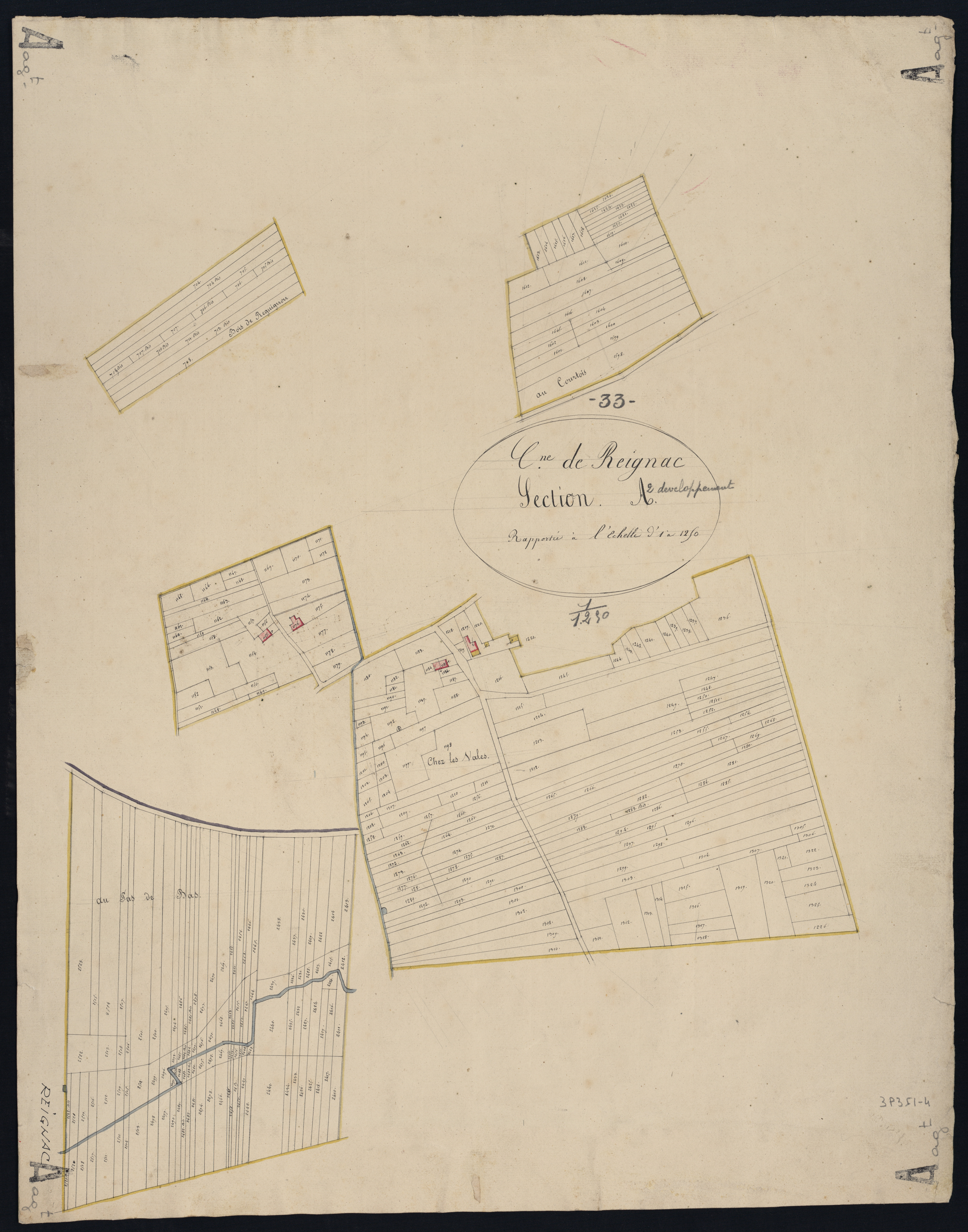 Reignac - -Section A feuille 2 : Bretagne
