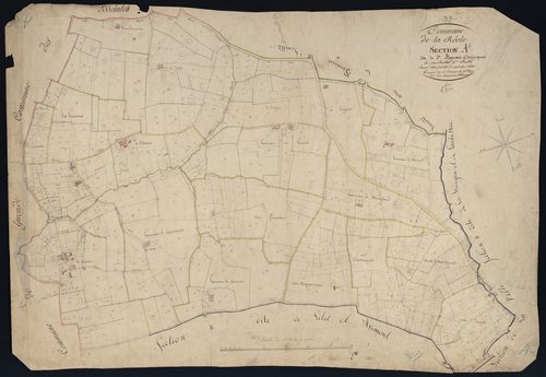 La Réole - -Section A feuille 2 : Saint-Agnant et Les-Grignons