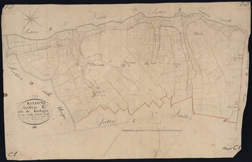 Rimons - -Section C feuille 1 : Bourdajau