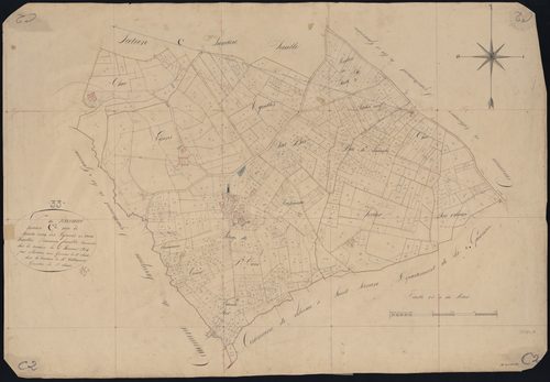 Riocaud - -Section C feuille 2 : Sainte-Croix-des-Egrons