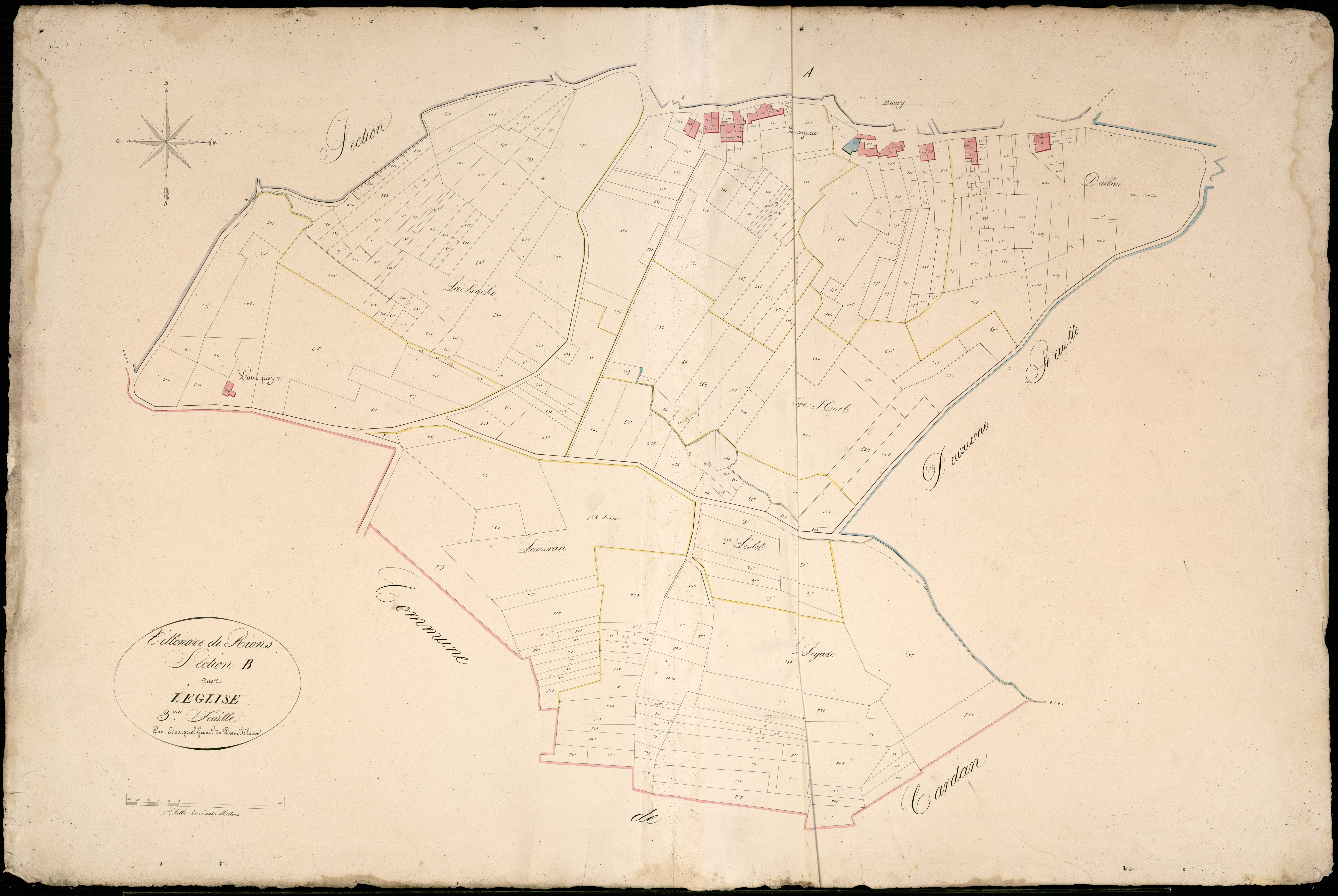 Rions - -Section B feuille 3 : L'Eglise